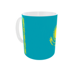 Kasachstan Kaffeetasse Flagge Pot Kaffee Tasse KAZ Becher Coffeecup Büro Tee