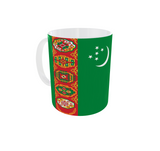 Turkmenistan Kaffeetasse Flagge Pot Kaffee Tasse National Becher Coffee Büro Tee