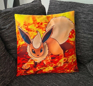 Pokemon Kissenbezug Flamara 45cm x 45cm - Tinisu