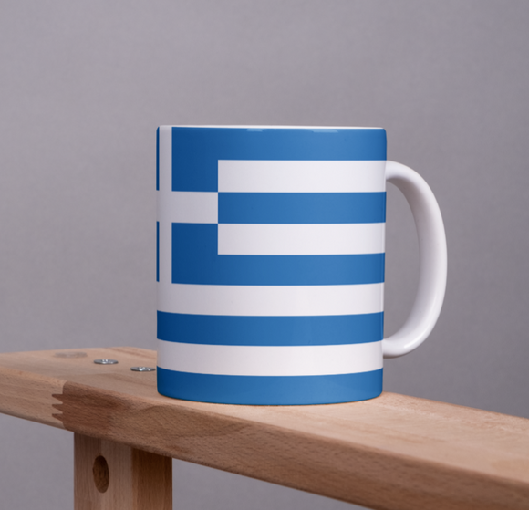 Griechenland Kaffeetasse Flagge Pot Kaffee Tasse Becher GRE Coffeecup Büro Tee