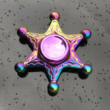 Tinisu Fidget Spinner Kreisel Anti Stress Hand Rainbow Metall Finger ADHS - Tinisu