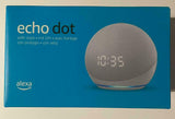 Amazon Echo Dot 4. Gen. mit Uhr Blaugrau Smarter Lautsprecher Alexa - Tinisu