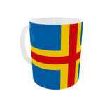 Åland Kaffeetasse Flagge Finnland Pot Kaffee Tasse Becher Coffeecup Büro Tee