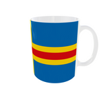 Åland Kaffeetasse Flagge Finnland Pot Kaffee Tasse Becher Coffeecup Büro Tee