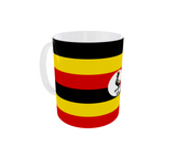 Uganda Tasse Flagge Pot Afrika Kaffeetasse National Becher Kaffee Cup Büro Tee
