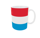 Luxemburg Kaffeetasse Flagge Pot Kaffee Tasse LUX Becher Coffeecup Büro Tee