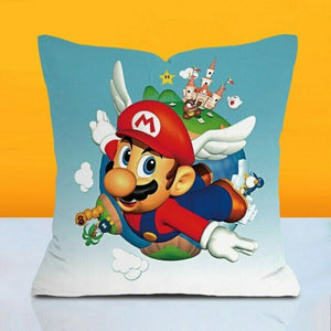 Super Mario Kissenbezug Fliegender Mario 45cm x 45cm - Tinisu