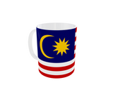 Malaysia Kaffeetasse Flagge Pot Kaffee Tasse National Becher Coffeecup Büro Tee