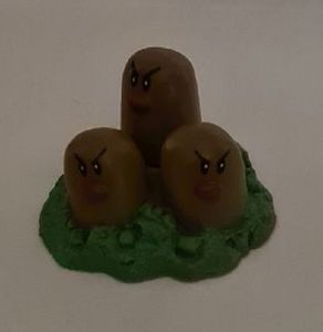 Pokemon Figur: Digdri / Dugtrio - Tinisu