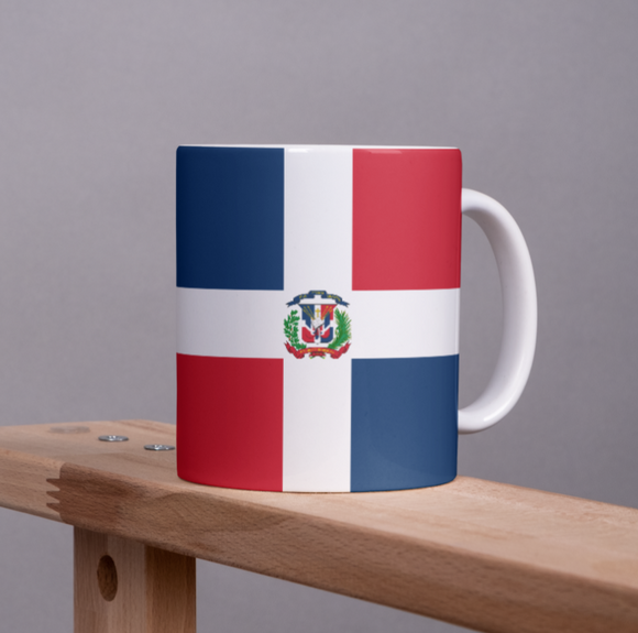 Dominikanische Republik Tasse Flagge Pot Kaffeetasse National Becher Büro Tee