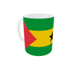 São Tomé und Príncipe Tasse Flagge Pot Kaffeetasse National Becher Kaffee Büro