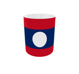 Laos Kaffeetasse Flagge Pot Kaffee Tasse National Becher Coffeecup Büro Tee