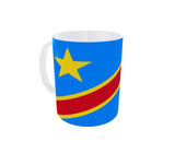 Kongo Tasse Flagge Pot DRK Kaffeetasse National Becher Kaffee Cup Büro Tee