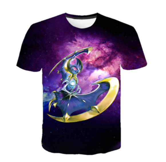 Pokemon T-Shirt für Kinder (Unisex) - Motiv: Lunala - Tinisu