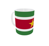 Suriname Tasse Flagge Pot Kaffeetasse National Becher Kaffee Cup Büro Tee