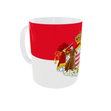 Monaco Kaffeetasse Flagge Pot Kaffee Tasse MON Becher Coffeecup Büro Tee