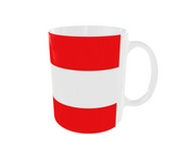 Kaffeetasse Österreich Pot Flagge Kaffee Tasse Becher AU Coffeecup Büro Tee