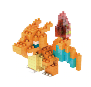 Pokemon LNO Mirco-Bricks Bausatz Glurak / Charizard - Tinisu