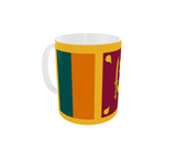 Sri Lanka Kaffeetasse Flagge Pot Kaffee Tasse National Becher Coffeecup Büro Tee