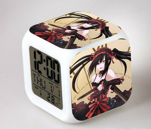 Anime/Manga Date a Live - Digitaluhr / Wecker (Licht+Temperatur+Datum) - Tinisu