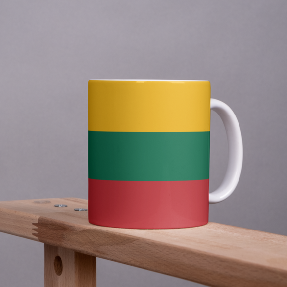 Litauen Kaffeetasse Flagge Pot Kaffee Tasse Becher LIT Coffeecup Büro Tee