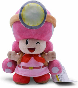 Super Mario Toadette Kuscheltier - 22 cm Plüschtier - Tinisu