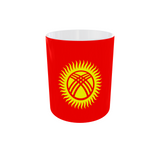 Kirgistan Kaffeetasse Flagge Pot Kaffee Tasse National Becher Coffeecup Büro Tee