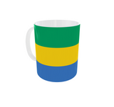 Gabun Tasse Flagge Pot Kaffeetasse National Becher Kaffee Cup Büro Tee