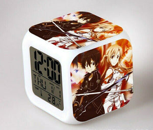 Anime/Manga Sword Art Online - Digitaluhr / Wecker (Licht+Temperatur+Datum) - Tinisu