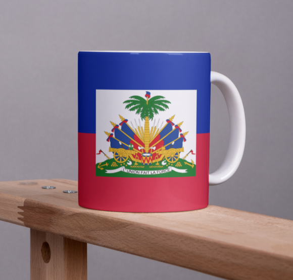 Haiti Tasse Flagge Pot Kaffeetasse National Becher Kaffee Cup Büro Tee