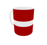 Lettland Kaffeetasse Flagge Pot Kaffee Tasse LET Becher Coffeecup Büro Tee