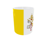 Vatikan Kaffeetasse Flagge Pot Kaffee Tasse Becher Rom Coffeecup Büro Tee