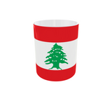 Libanon Kaffeetasse Flagge Pot Kaffee Tasse National Becher Coffeecup Büro Tee