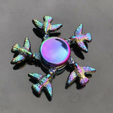 Tinisu Fidget Spinner Kreisel Anti Stress Hand Rainbow Metall Finger ADHS - Tinisu