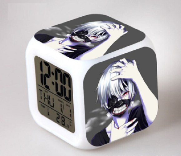 Anime/Manga Tokyo Ghoul - Digitaluhr / Wecker (Licht+Temperatur+Datum) - Tinisu