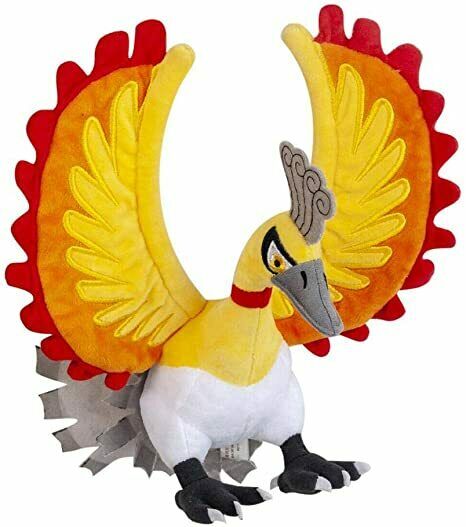 Pokemon Shiny Ho-Oh Kuscheltier - 30cm Plüschtier - Tinisu