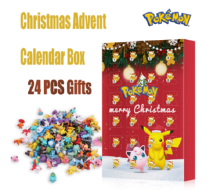 Pokemon Adventskalender mit 24 Figuren - Kalender - Tinisu