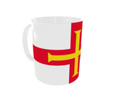 Guernsey Kaffeetasse Flagge Pot Kaffee Tasse Becher Coffeecup Büro Mug Tee