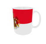 Monaco Kaffeetasse Flagge Pot Kaffee Tasse MON Becher Coffeecup Büro Tee