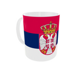 Serbien Kaffeetasse Flagge Pot Kaffee Tasse Becher SER Coffeecup Büro Tee