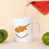 Zypern Tasse Flagge Pot Kaffeetasse National Becher Kaffee Büro Coffeecup Tee