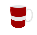 Lettland Kaffeetasse Flagge Pot Kaffee Tasse LET Becher Coffeecup Büro Tee