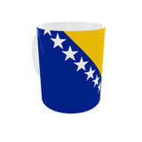 Bosnien und Herzegowina Kaffeetasse Flagge Pot Kaffee Tasse Becher Coffee Büro