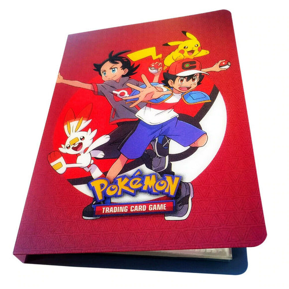 Pokemon Ordner Ash Pikachu Sammelalbum 80 Karten Portfolio - Tinisu