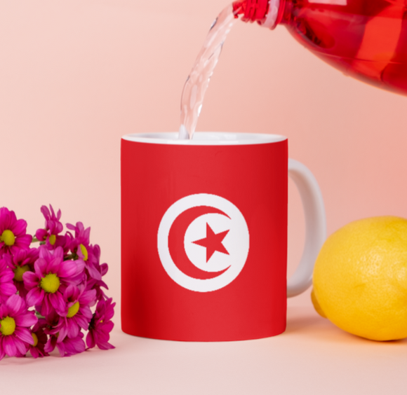 Tunesien Tasse Flagge Pot Afrika Kaffeetasse National Becher Kaffee Cup Büro Tee