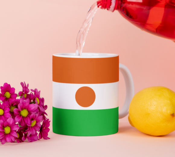 Niger Tasse Flagge Pot Afrika Kaffeetasse National Becher Kaffee Cup Büro Tee