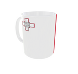 Malta Kaffeetasse Flagge Pot Kaffee Tasse MAL Becher Coffeecup Büro Tee