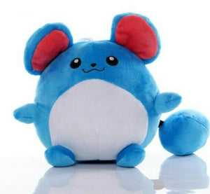 Pokemon Marill Kuscheltier - 16 cm Plüschtier - Tinisu