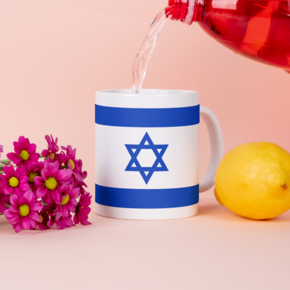 Israel Kaffeetasse Flagge Pot Kaffee Tasse ISR Becher Coffeecup Büro Tee