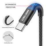 Ladekabel USB Typ C für Samsung Huawei Xiaomi Handy Schnellladekabel Datenkabel - Tinisu